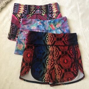 Spandex Shorts | Set of 3